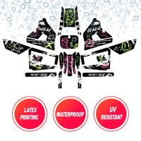 Graphic Kit Decals Fairing Sticker Custom Number For Razor MX350 MX400 (2021 or beyond) - LH007 Money Bear Graffiti