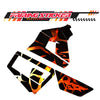 Graphic Kit Decals Fairing Sticker Custom Number For Razor MX350 MX400 (2021 or beyond) - LH008 Red Mythical Bird