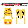 Graphic Kit Decals Fairing Sticker Custom Number For Razor MX350 MX400 (2021 or beyond) - LH009 Yellow Power