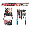 Graphic Kit Decals Fairing Sticker Custom Number For Razor MX350 MX400 (2021 or beyond) - LH010 Anime Racing Girl