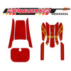 Graphic Kit Decals Fairing Sticker Custom Number For Razor MX350 MX400 (2021 or beyond) - LH013 Red Robot