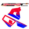Graphic Kit Decals Fairing Sticker Custom Number For Razor MX350 MX400 (2021 or beyond) - LH014 Red blue Spider Web