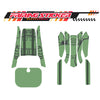 Graphic Kit Decals Fairing Sticker Custom Number For Razor MX350 MX400 (2021 or beyond) - LH015 Green Robot