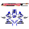 Graphic Kit Decals Fairing Sticker Custom Number For Razor MX350 MX400 (2021 or beyond) - LH018 Blue Purple Stripe