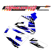 Graphic Kit Decals Fairing Sticker Custom Number For Razor MX350 MX400 (2021 or beyond) - LH018 Blue Purple Stripe