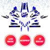 Graphic Kit Decals Fairing Sticker Custom Number For Razor MX350 MX400 (2021 or beyond) - LH018 Blue Purple Stripe