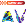 Graphic Kit Decals Fairing Sticker Custom Number For Razor MX500 MX650 - C008 Kaleidoscope Blast