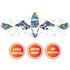 Graphic Kit Decals Fairing Sticker Custom Number For Razor MX500 MX650 - C008 Kaleidoscope Blast