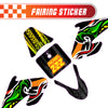 Graphic Kit Decals Fairing Sticker Custom Number For Razor MX500 MX650 - L002 Neon Serpent Skin