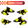 Graphic Kit Decals Fairing Sticker Custom Number For Razor MX500 MX650 - L005 3D Laughing Face