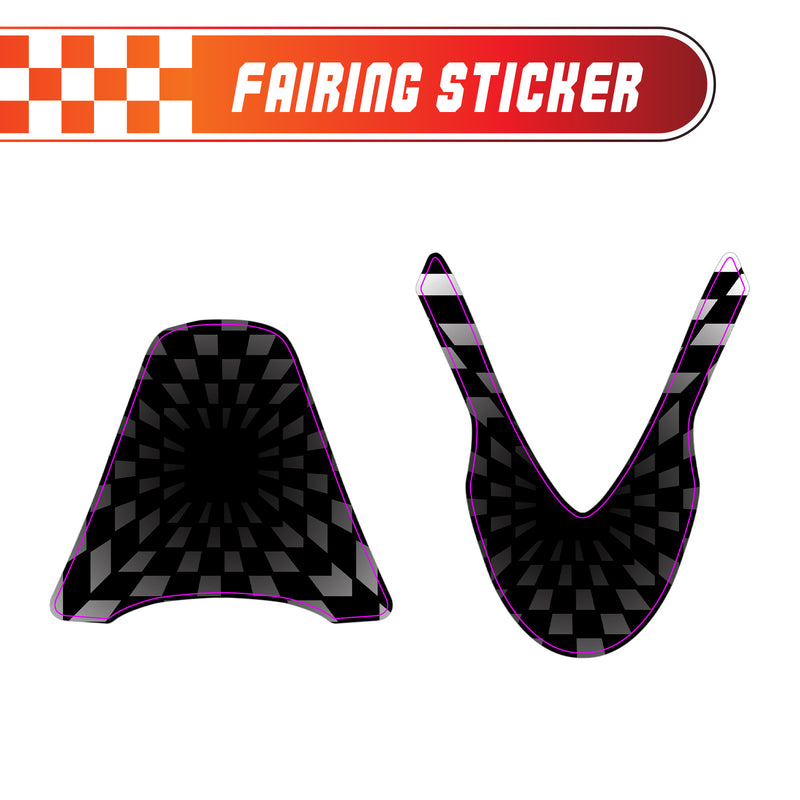 Graphic Kit Decals Fairing Sticker Custom Number For Razor MX500 MX650 - L005 3D Laughing Face