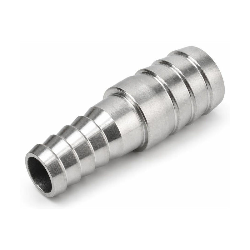 MC Motoparts 304 stainless steel 10mm to 12mm hose barb reducer joiner coupler, 50mm straight fitting