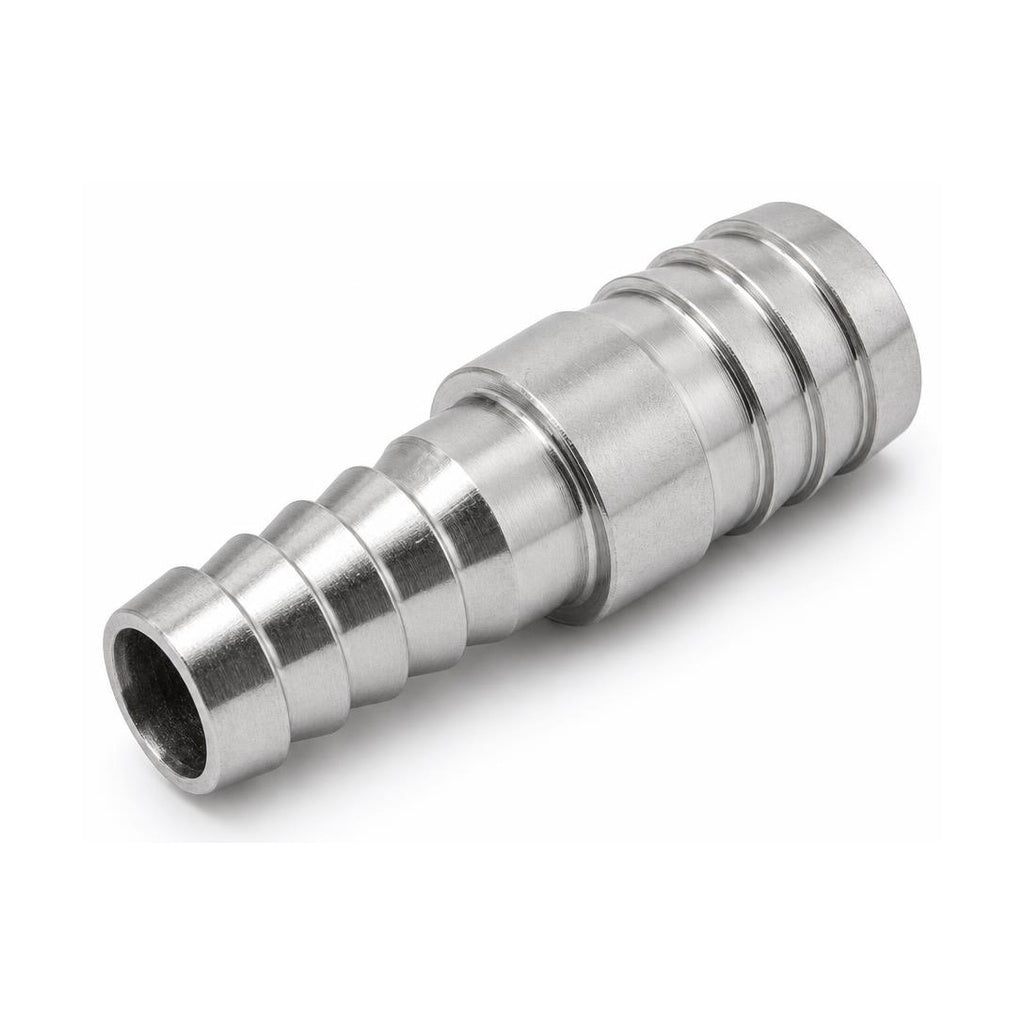 MC Motoparts 13mm to 20mm 304 stainless steel hose barb reducer joiner coupler, 50mm straight fitting