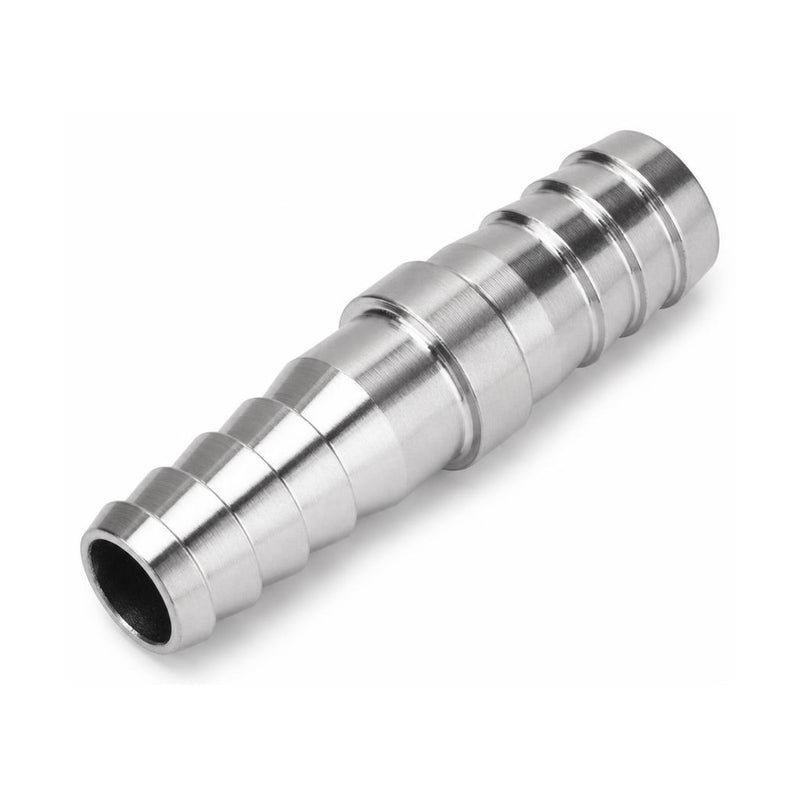 MC Motoparts 14mm to 16mm 304 stainless steel hose barb reducer joiner coupler, 50mm straight fitting