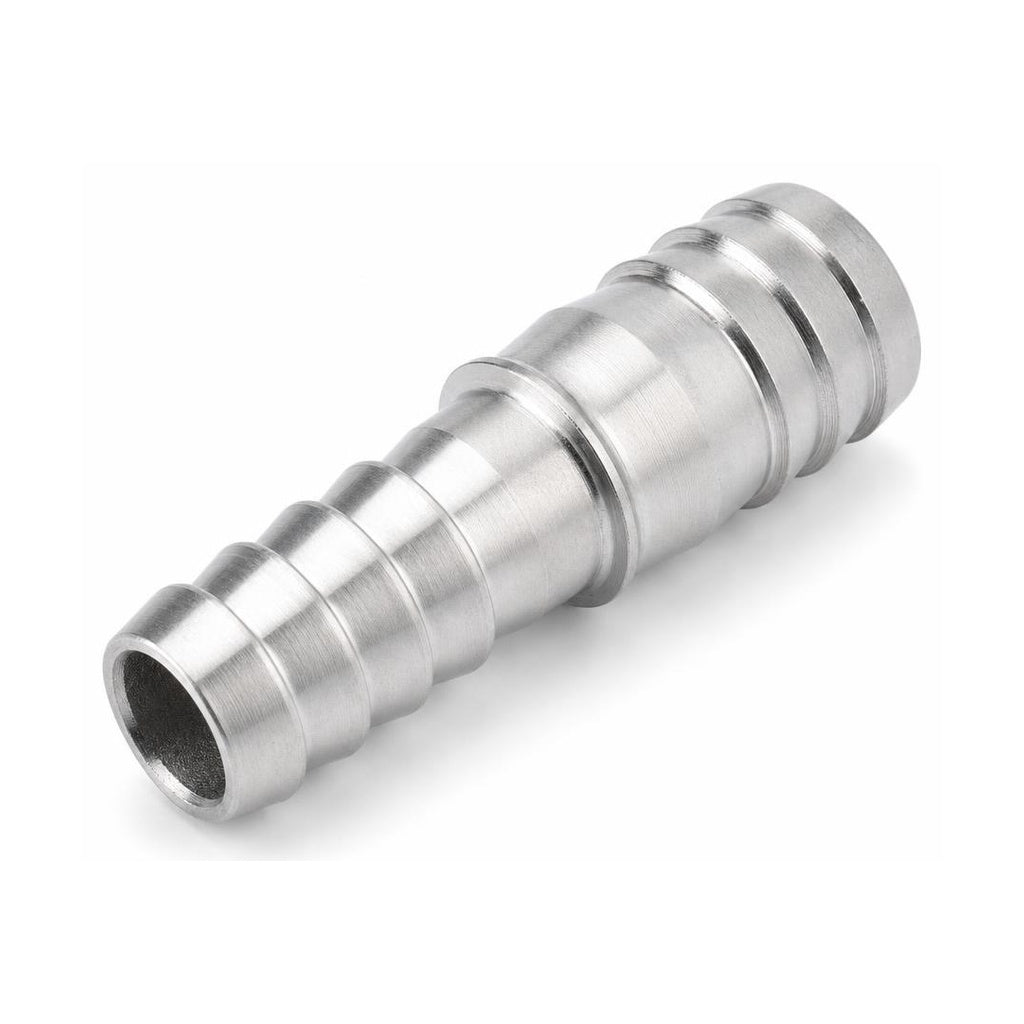 MC Motoparts 15mm to 20mm 304 stainless steel hose barb reducer joiner coupler, 50mm straight fitting