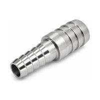 MC Motoparts 16mm to 19mm 304 stainless steel hose barb reducer joiner coupler, 50mm straight fitting