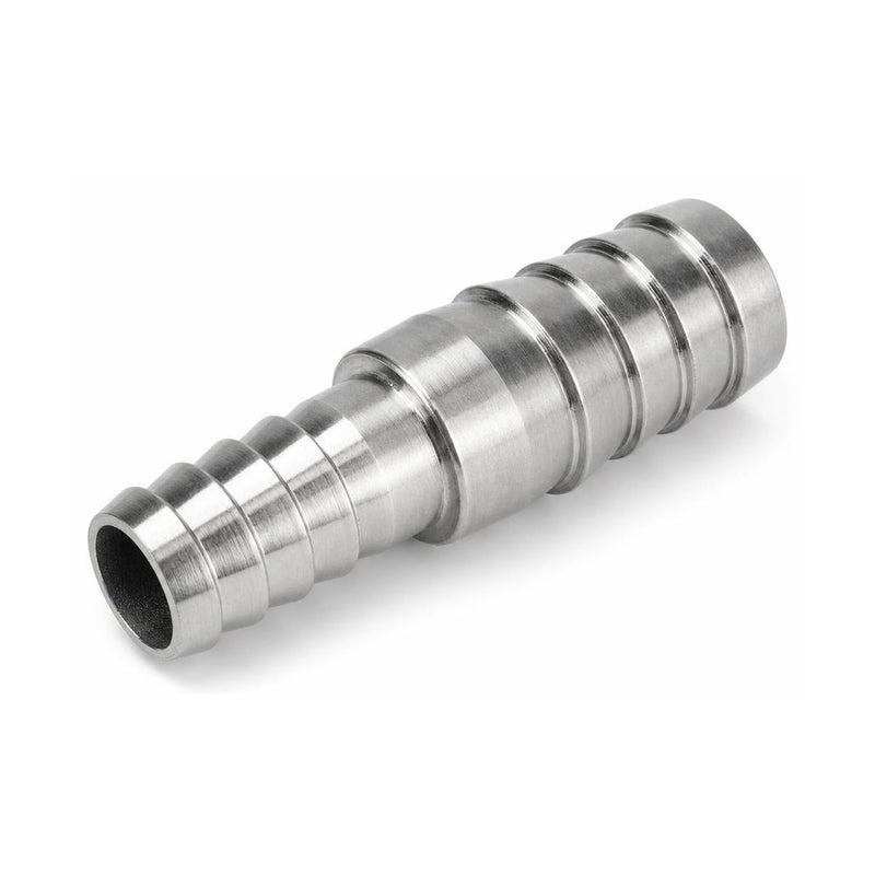 MC Motoparts 304 stainless steel 20mm to 25mm hose barb reducer joiner coupler, 50mm straight fitting