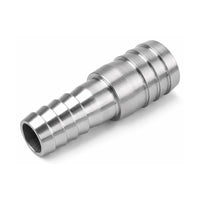 MC Motoparts 304 stainless steel hose barb reducer adapter, 25mm to 32mm straight joiner coupler