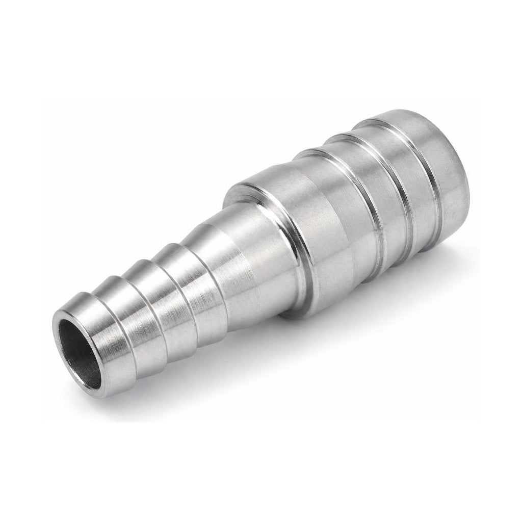 MC Motoparts 304 stainless steel hose barb reducer adapter, 25mm to 38mm straight joiner coupler