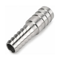 32mm to 50mm (1.26 in to 1.97 in) 304 Stainless Steel Hose Barb Reducer Joiner Coupler, 100mm Straight Fitting