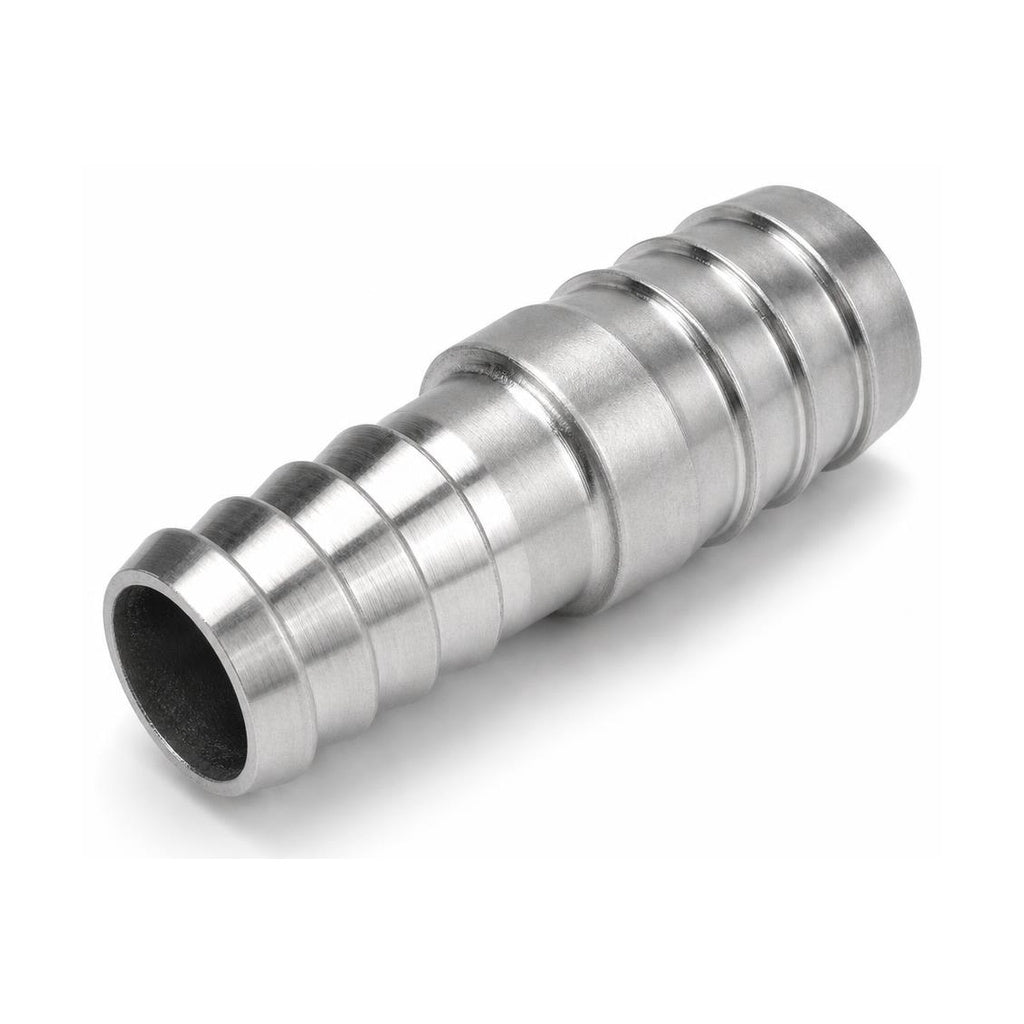 40mm to 50mm (1.57 in to 1.97 in) 304 Stainless Steel Hose Barb Reducer Joiner Coupler, 100mm Straight Fitting