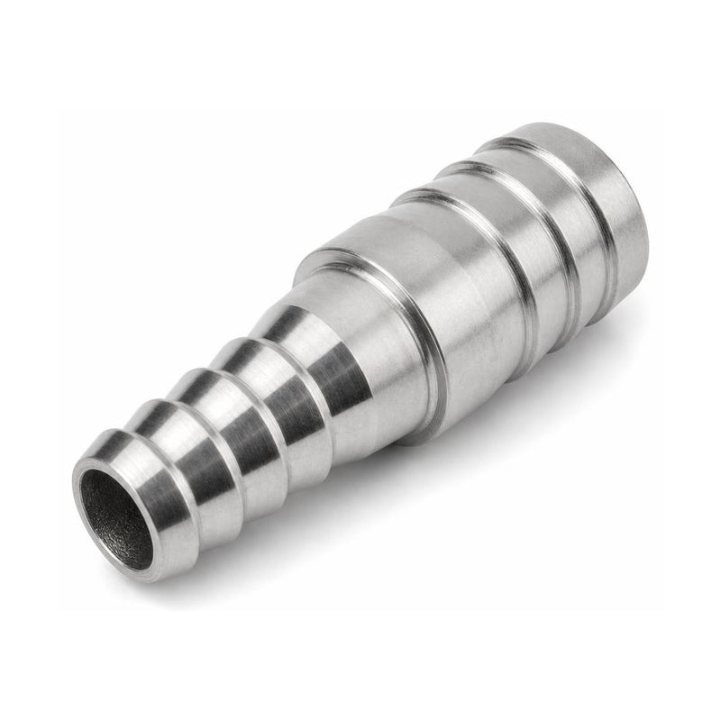 MC Motoparts 6mm to 15mm 304 stainless steel hose barb reducer joiner coupler, 50mm straight fitting