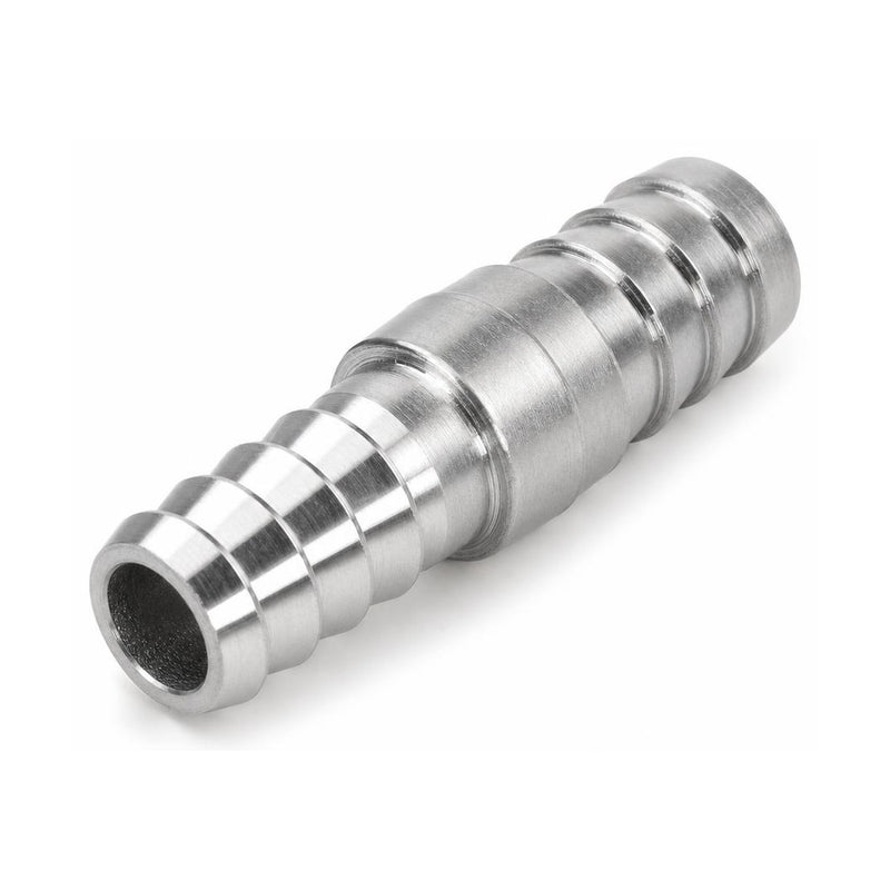 MC Motoparts 304 stainless steel 8mm to 10mm hose barb reducer joiner coupler, 50mm straight fitting