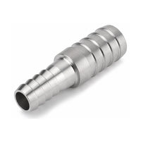 MC Motoparts 8mm to 19mm 304 stainless steel hose barb reducer joiner coupler, 50mm straight fitting