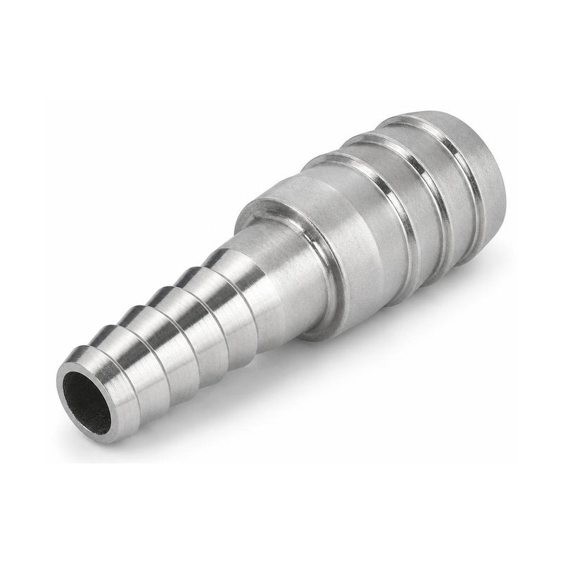MC Motoparts 304 stainless steel 8mm to 32mm hose barb reducer joiner coupler, 50mm straight fitting