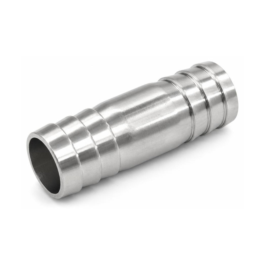 MC Motoparts 45mm 304 stainless steel straight hose barb joiner coupler adapter fitting