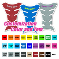Custom Motorcycle Gas Tank Pad Protector Anti-Slip Fish Bone Shield - Upload Your Photo Image to create your unique TANK PAD