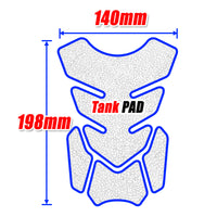 Custom Motorcycle Gas Tank Pad Protector Anti-Slip Fish Bone Shield - Upload Your Photo Image to create your unique TANK PAD