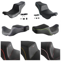 Top Performance Tailwhip Seats LS Step 2-Up Gel Pad Seat for 2008-2025 Harley Touring FL Road Glide Street Glide Road King