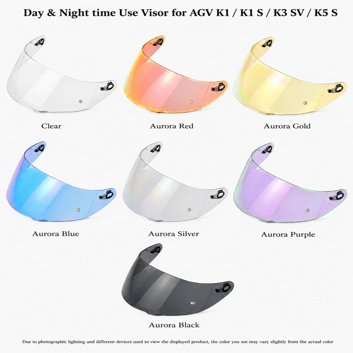 For ILM 902/L/BT Replacement Visor – Light Tint Finishes / Clear - Day & Night Use Series