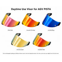 For AGV PISTA GPR GPRR CORSA R RACE 3 Replacement Visor – Tinted & Spectra Mirror Finishes - Daytime Use Series