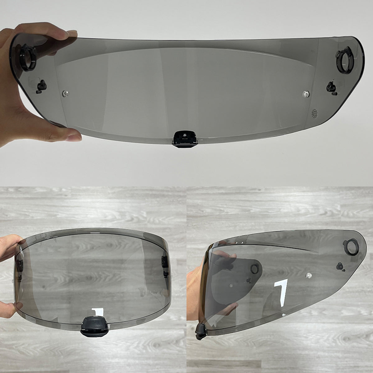For HJC i70 i10 Replacement Visor (HJ31) – Light Tint Finishes / Clear - Day & Night Use Series