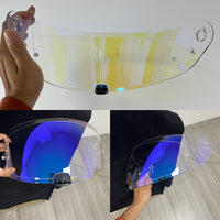 For HJC i70 i10 Replacement Visor (HJ31) – Light Tint Finishes / Clear - Day & Night Use Series