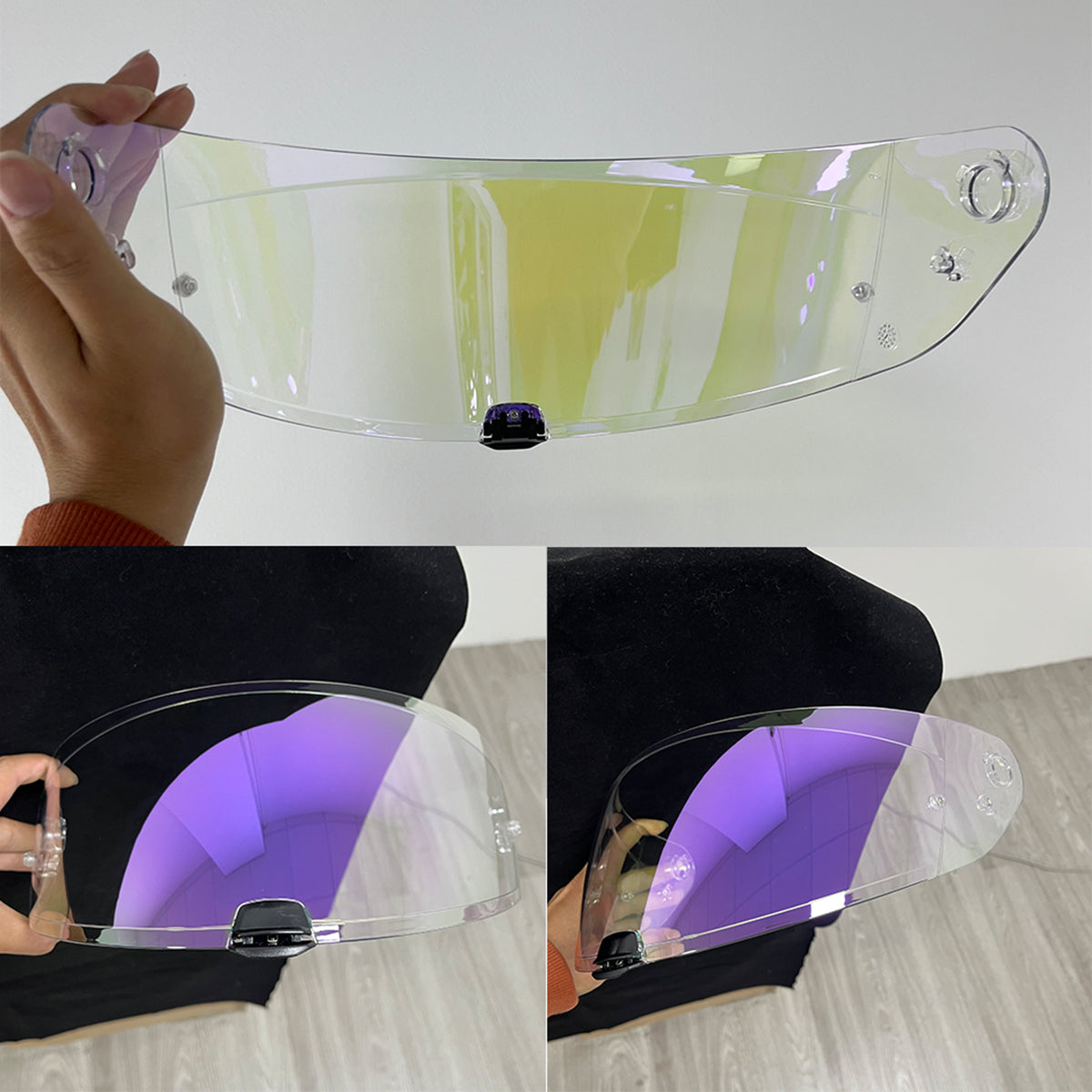 For HJC i70 i10 Replacement Visor (HJ31) – Light Tint Finishes / Clear - Day & Night Use Series