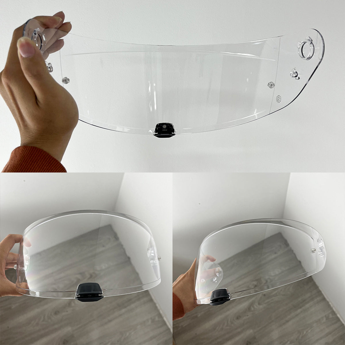 For HJC i70 i10 Replacement Visor (HJ31) – Light Tint Finishes / Clear - Day & Night Use Series