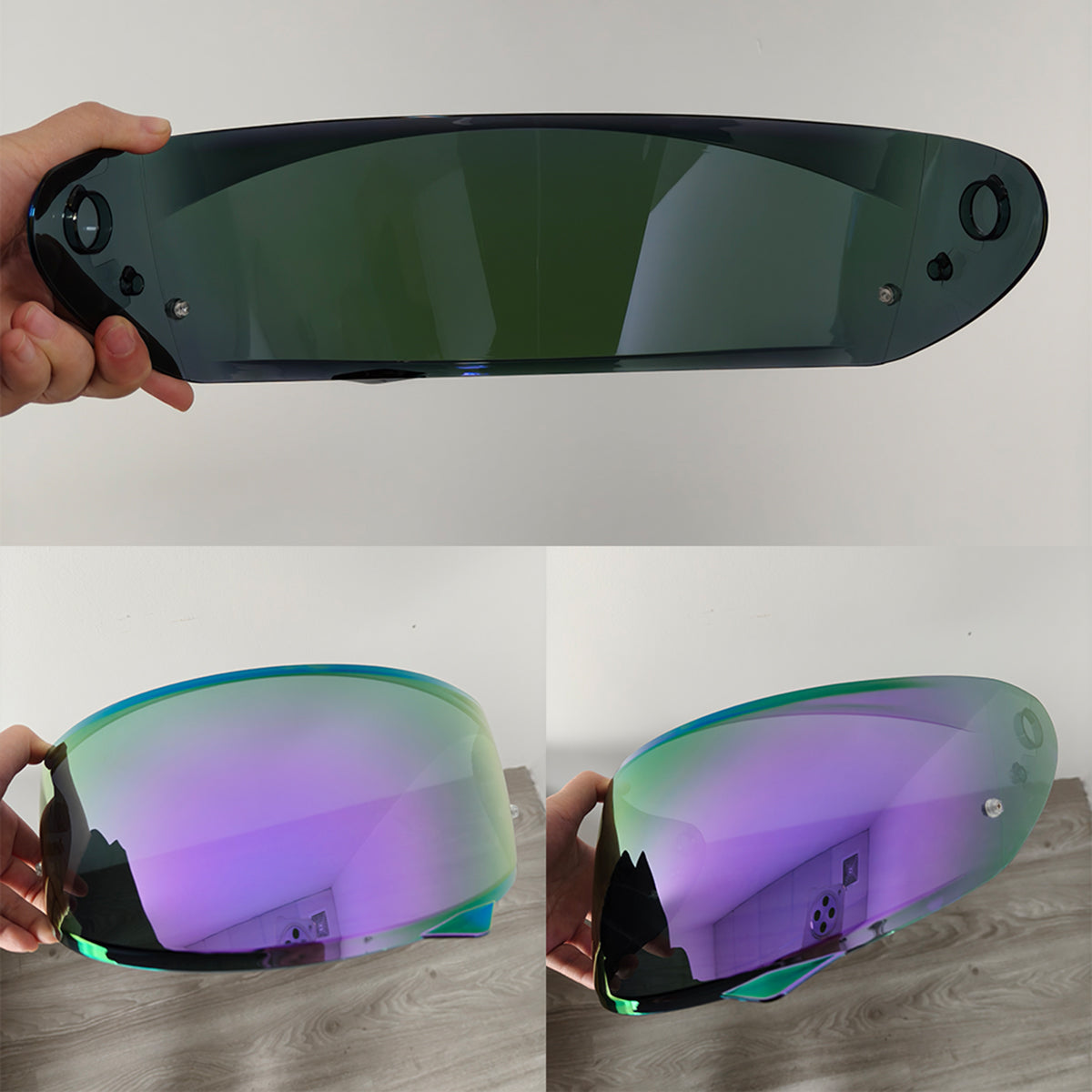 For HJC C10 Replacement Visor (HJ34P) – Tinted & Spectra Mirror Finishes - Daytime Use Series