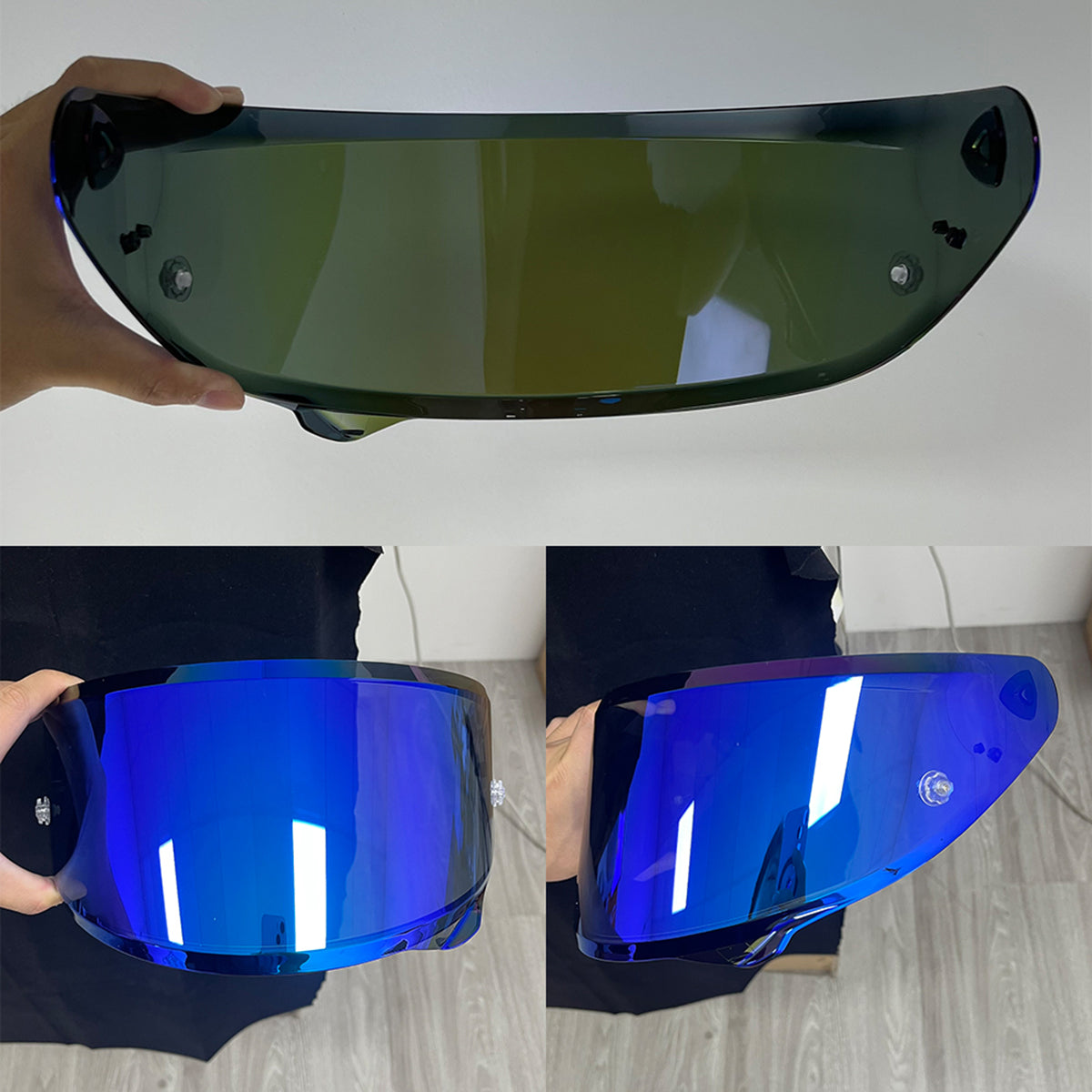 For HJC RPHA 12 / 12N Replacement Visor (HJ42) – Tinted & Spectra Mirror Finishes - Daytime Use Series