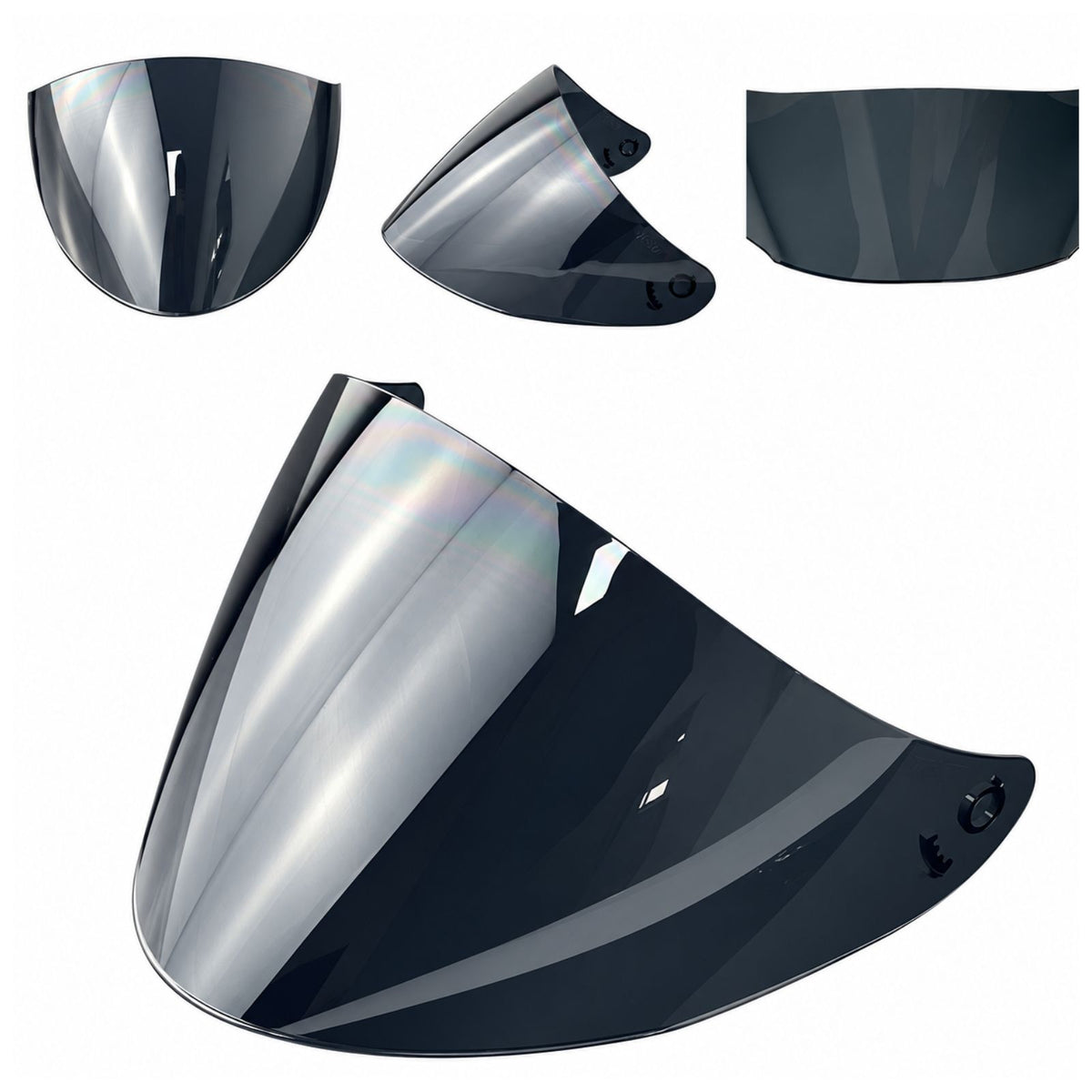 For KYT GP Helmet Replacement Visor Tinted Spectra Mirror Finishes - Daytime Use Series