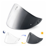 For KYT GP Helmet Replacement Visor UV Photochromic Series (Clear to Dark)