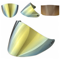 For KYT GP Helmet Replacement Visor Tinted Spectra Mirror Finishes - Daytime Use Series