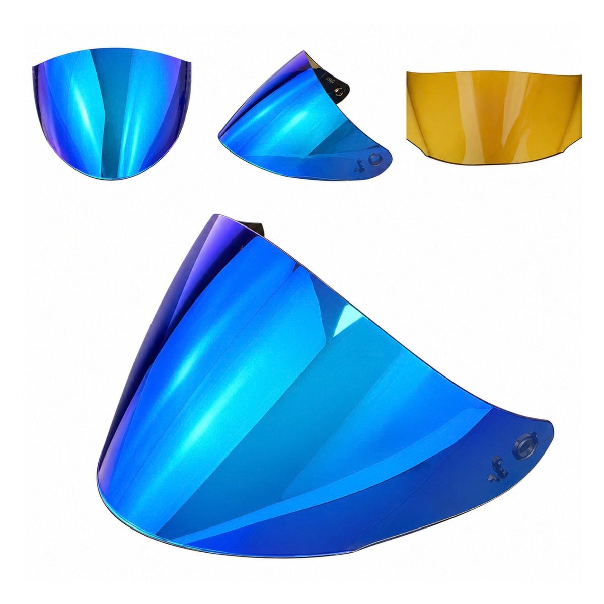 For KYT GP Helmet Replacement Visor Tinted Spectra Mirror Finishes - Daytime Use Series