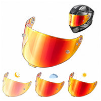 For KYT TT Course Helmet Replacement Visor UV Photochromic Series