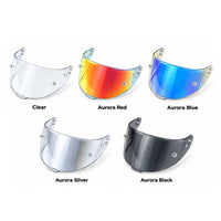 For KYT TT Course Helmet Replacement Visor Light Tint Finishes Clear Day Night Use Series
