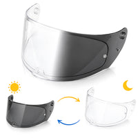 For LS2 Assault Stream Rapid Storm Replacement Visor (FF320,FF328,FF353,FF800) - Photochromic Visor – Clear to Dark Transition