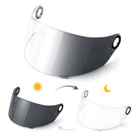 For LS2 FF396 FF358 FF300 Replacement Visor - Photochromic Visor – Clear to Dark Transition