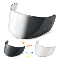 For LS2 Citation Sedici Strada 2/3 FT2 Vector Replacement Visor (FF801,FF397,FF813) - Photochromic Visor – Clear to Dark Transition